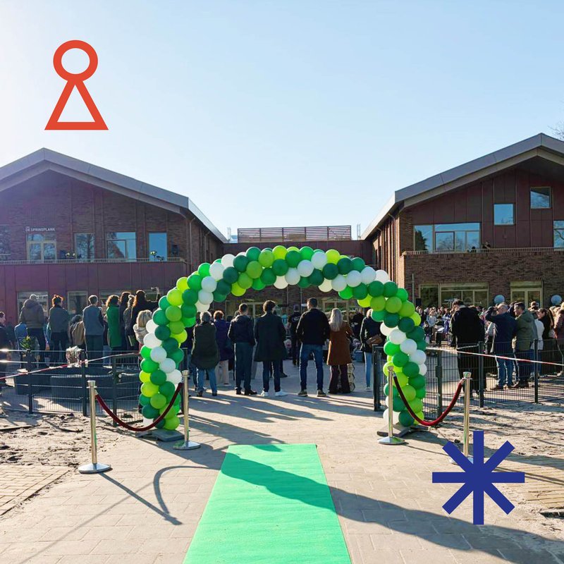 Officiële opening Groene Long (OBS De Springplank) 🎉