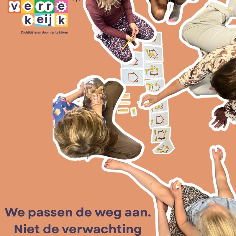 We passen de weg aan niet de verwachting